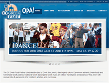 Tablet Screenshot of ocgreekfest.com